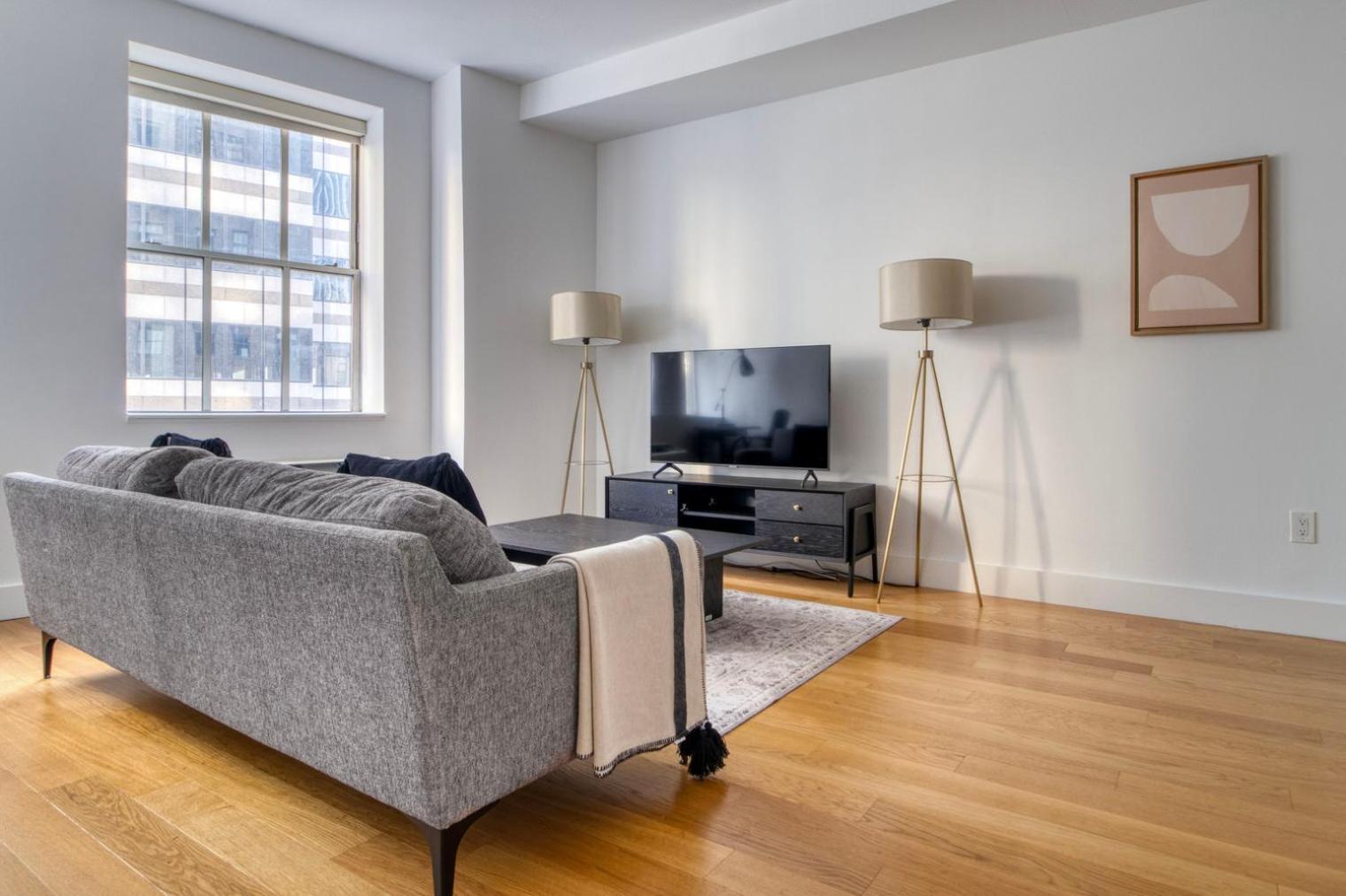 Fidi 1br W Golf Simulator Nr Freedom Tower Nyc-1343 Appartement New York