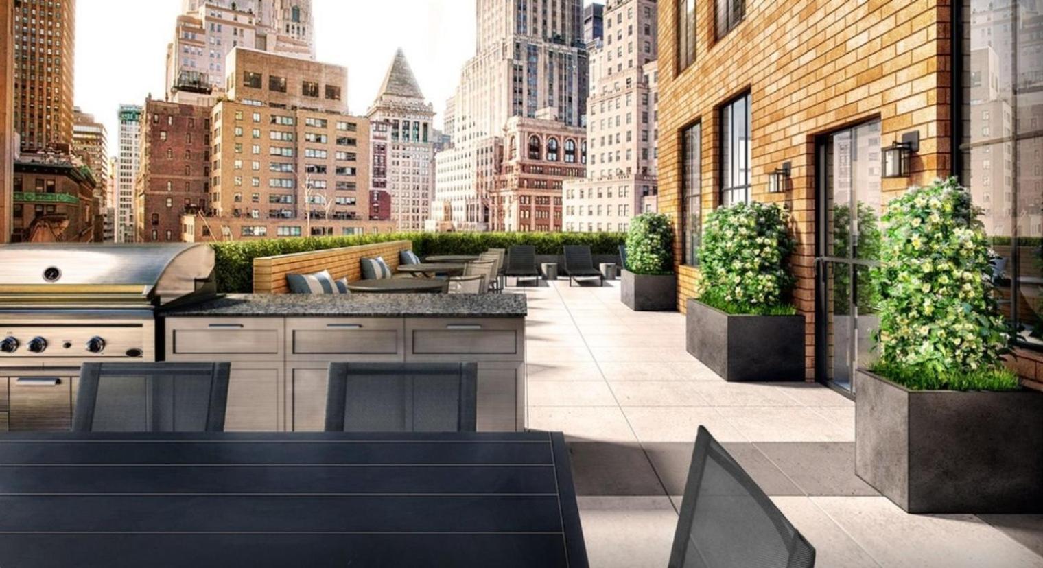 Fidi 1br W Golf Simulator Nr Freedom Tower Nyc-1343 Appartement